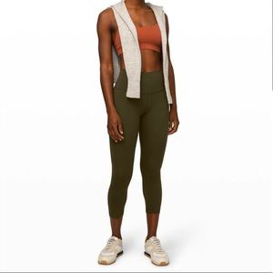 Lululemon Wunder Under Dark Olive